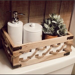 Super cute decorative rope box